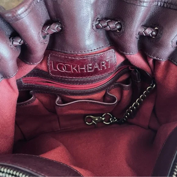Lockheart Large Floral Suede Shoulder Bag - Picture 6 of 14